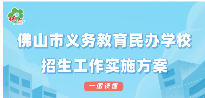 Understand at a glance! Foshan's implementation plan for private compulsory education school admissions published